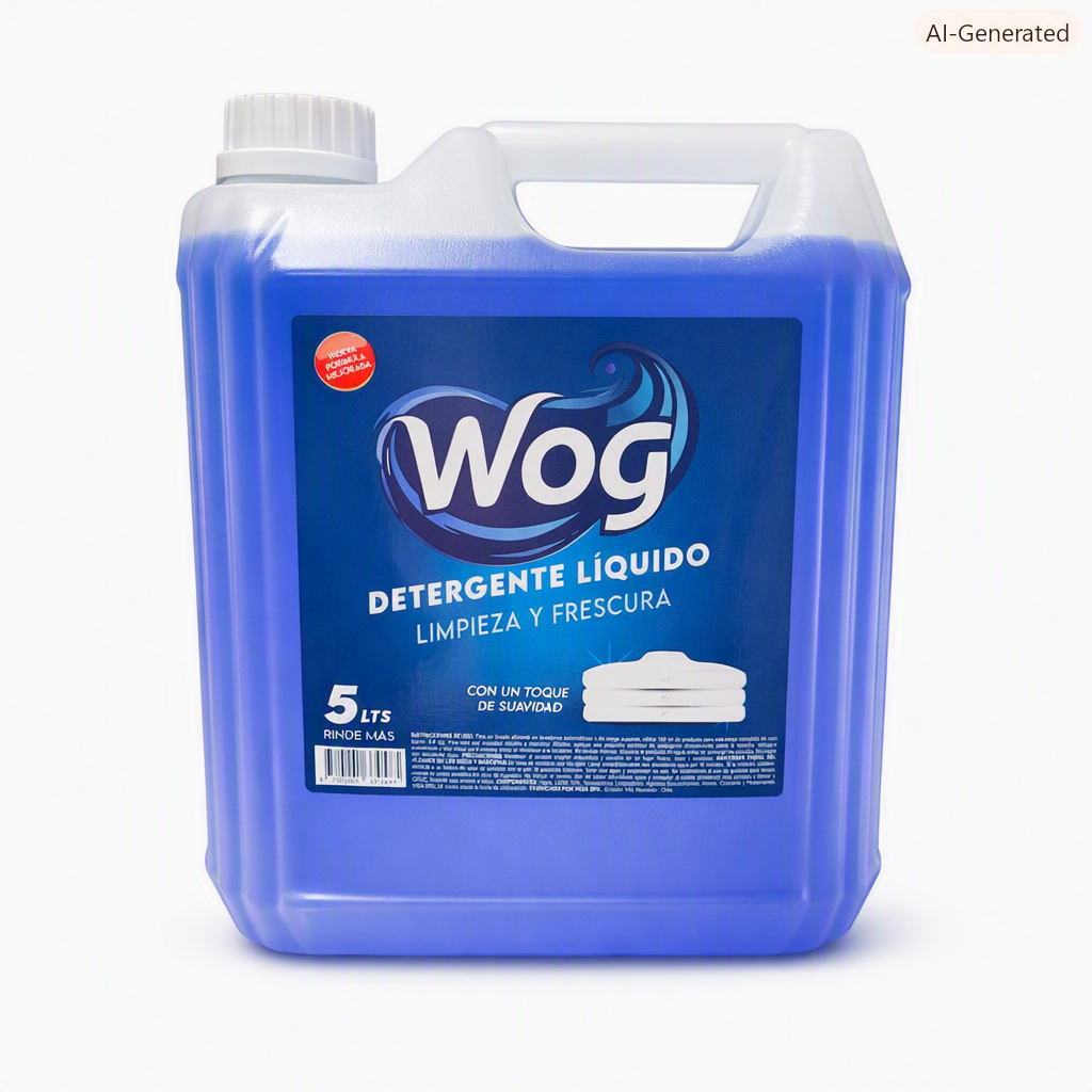 DETERGENTE ROPA WOG LIQUIDO 5 LTS